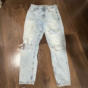 Light Blue Distressed Jeans